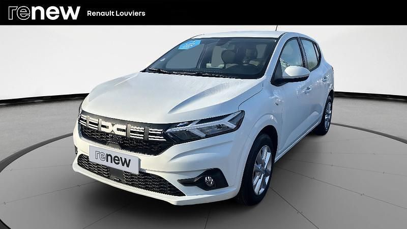 Blanc Utilisé 2023 Dacia Sandero Expression Citadine | 13 990 € (Prix juste) - Image 1/4