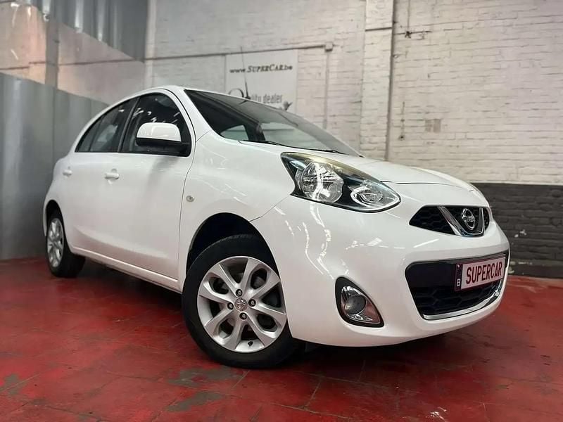 Blanc Utilisé 2014 Nissan Micra Citadine | 8 400 € (Prix juste) - Image 1/4