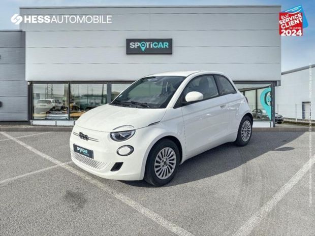 Blanc Utilisé 2023 Fiat 500e Action Citadine | 12 999 € (Bon prix) - Image 1/4