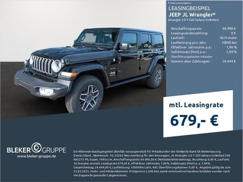 Nouvelle 2025 Jeep Wrangler Unlimited SUV | 59 880 € (Bon prix) - Image 1/4