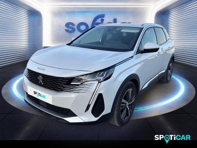 Blanc Utilisé 2021 Peugeot 3008 Allure SUV | 19 990 € (Prix juste) - Image 1/3