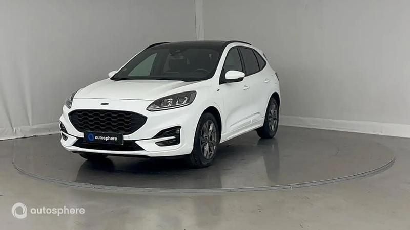 Blanc Occasion 2022 Ford Kuga ST-Line SUV | 22 799 € (Bon prix) - Image 1/4
