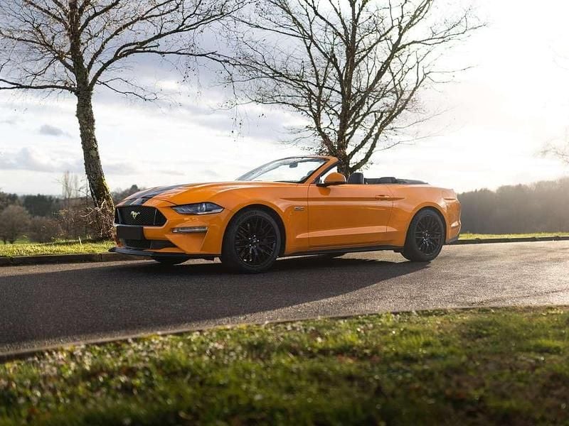 Occasion Ford Mustang GT Convertible 421 ch (309 kW) 2019 Orange Cabriolet