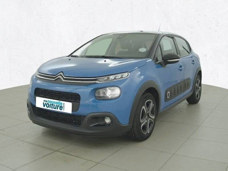 Bleu Utilisé 2018 Citroën C3 PureTech Citadine | 9 989 € (Prix juste) - Image 1/3