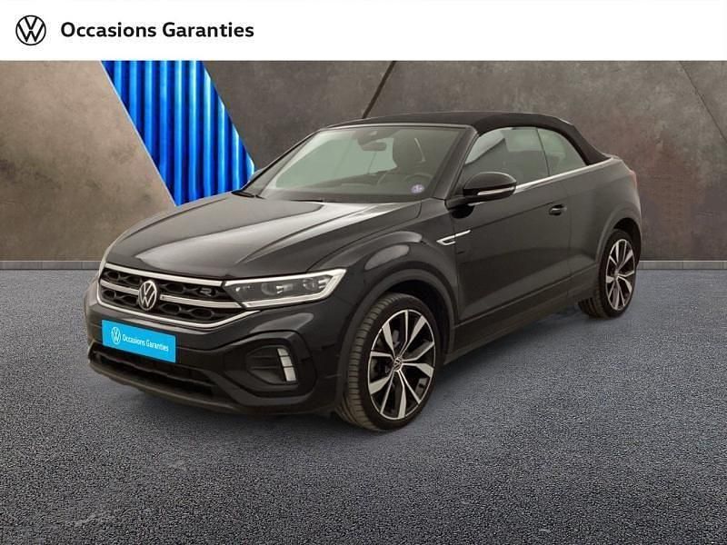 Noir intense nacrée, capote noire Utilisé 2022 VW T-Roc Cabriolet R-line Cabriolet | 30 890 € (Prix juste) - Image 1/4