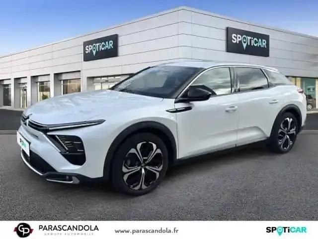Blanc nacré (n) Occasion 2023 Citroën C5 Aircross Shine SUV | 27 990 € - Image 1/4