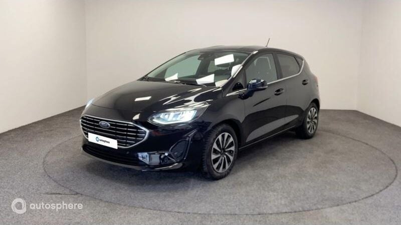 Noir Utilisé 2022 Ford Fiesta Titanium X Citadine | 14 699 € (Prix juste) - Image 1/4