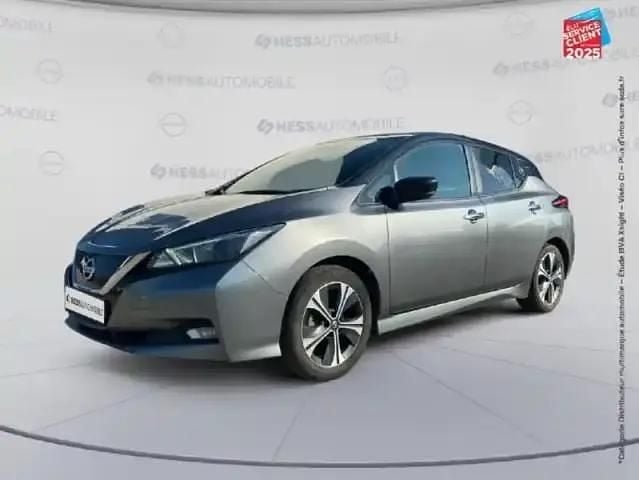Gris Utilisé 2021 Nissan Leaf Citadine | 11 999 € (Prix juste) - Image 1/4