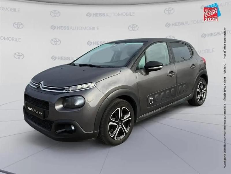 Gris Utilisé 2020 Citroën C3 PureTech Citadine | 8 999 € (Prix juste) - Image 1/4