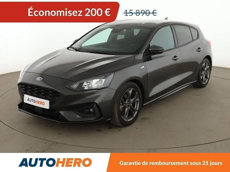Gris Occasion 2021 Ford Focus ST-Line Berline | 15 690 € (Bon prix) - Image 1/2