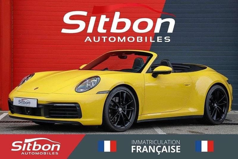 Occasion Porsche 911 Carrera S Cabriolet 451 ch (331 kW) 2019 Jaune Cabriolet