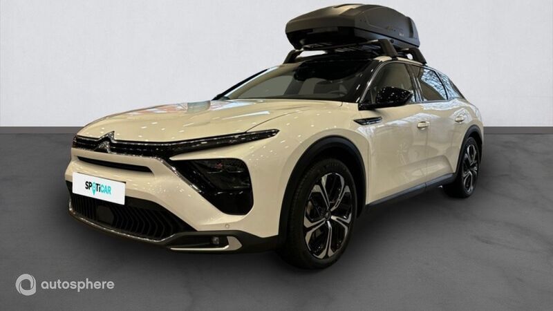 Blanc nacré (n) Utilisé 2022 Citroën C5 X Shine Break | 42 990 € - Image 1/4
