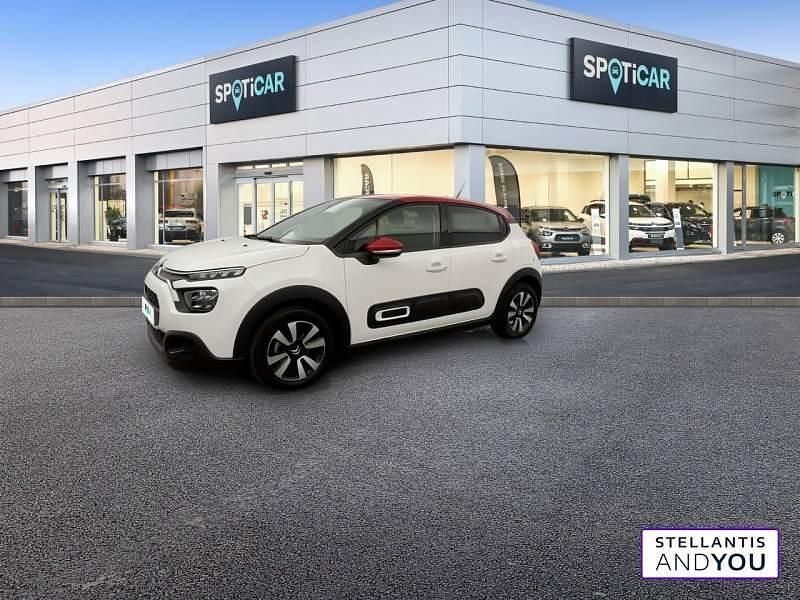 Blanc Utilisé 2023 Citroën C3 PureTech Citadine | 13 490 € (Prix juste) - Image 1/2