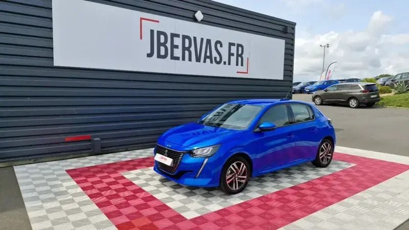 Bleu Utilisé 2020 Peugeot 208 Allure Citadine | 12 590 € (Bon prix) - Image 1/4