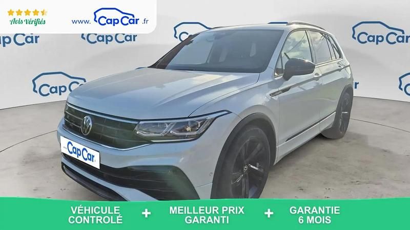 Blanc Utilisé 2021 VW Tiguan R-line SUV | 32 390 € (Prix juste) - Image 1/4