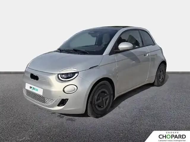 Glossy greige Nouvelle 2025 Fiat 500e S Citadine | 29 990 € - Image 1/4