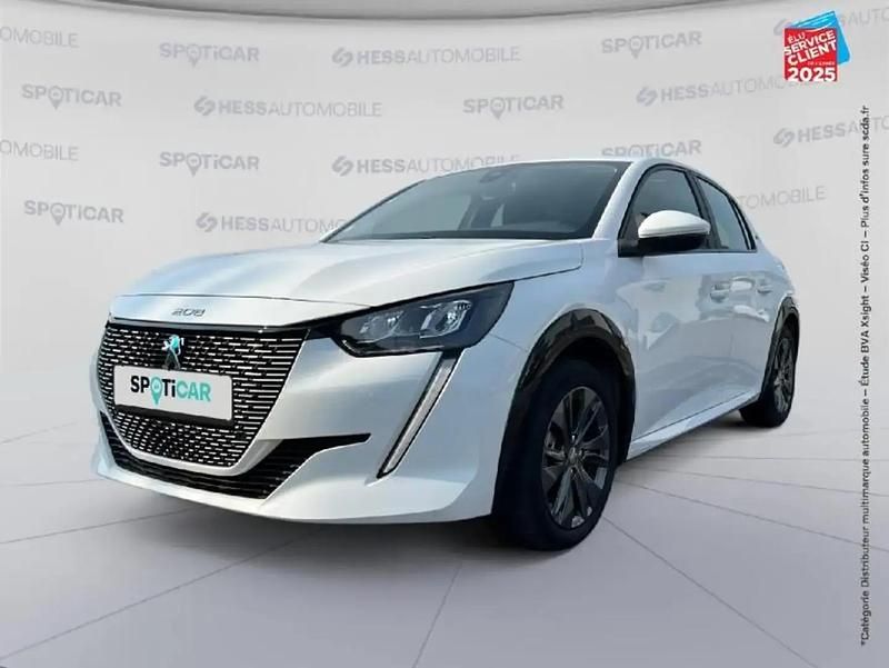Blanc Utilisé 2021 Peugeot e-208 Style Citadine | 13 499 € (Super prix) - Image 1/4