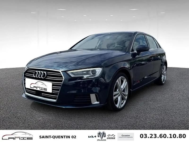 Bleu Utilisé 2019 Audi A3 Sport Berline | 20 890 € (Bon prix) - Image 1/4