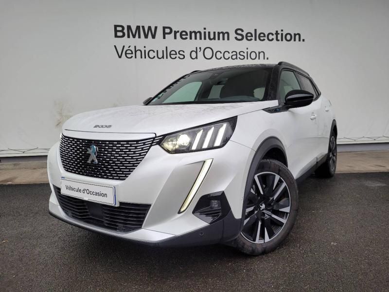 Blanc nacré (n) Utilisé 2021 Peugeot e-2008 GT-line SUV | 31 990 € - Image 1/4