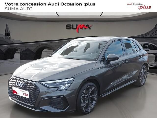Gris daytona nacré Occasion 2024 Audi A3 S-Line | 27 990 € (Bon prix) - Image 1/4