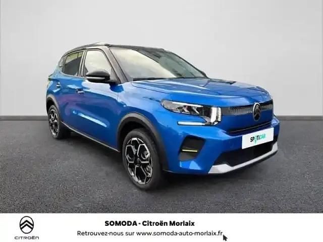 Nouvelle Citroën e-C3 Comfort 11 kW (15 ch) 2025 Bright blue (m)  toit noir perla nera SUV