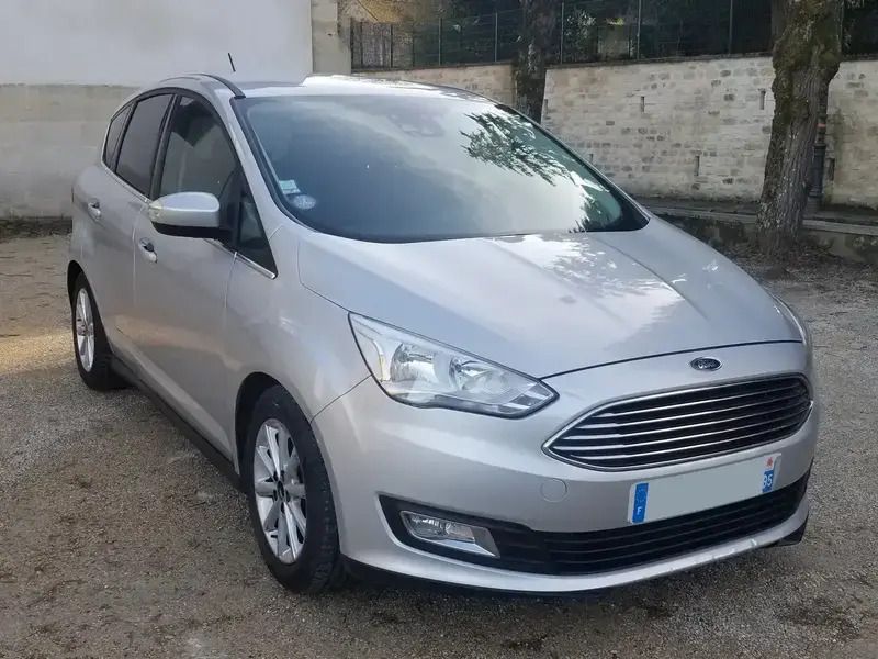 Argent Utilisé 2018 Ford C-MAX S Monospace | 9 200 € (Prix juste) - Image 1/4