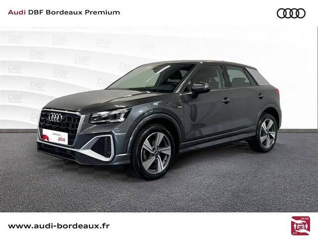 Gris daytona nacré Utilisé 2022 Audi Q2 S-Line SUV | 23 990 € - Image 1/4