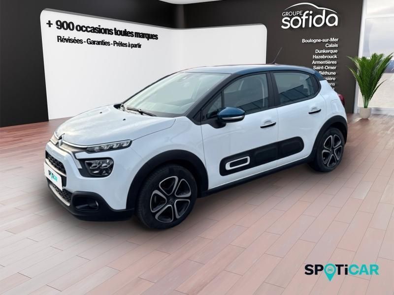 Bleu Utilisé 2023 Citroën C3 PureTech Citadine | 12 490 € (Prix juste) - Image 1/3