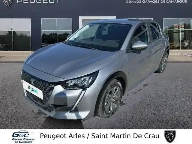 Gris Utilisé 2021 Peugeot e-208 Citadine | 13 970 € (Super prix) - Image 1/4
