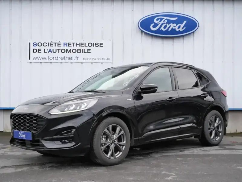 Noir Utilisé 2022 Ford Kuga ST-Line SUV | 24 490 € (Prix juste) - Image 1/4