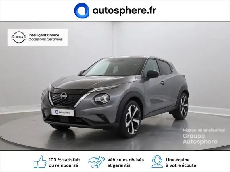 Gris squale métallisé Utilisé 2022 Nissan Juke Tekna SUV | 23 499 € (Prix juste) - Image 1/4