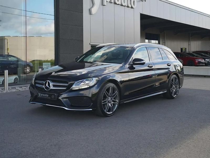 Noir Utilisé 2014 Mercedes C180 AMG line Break | 15 750 € (Bon prix) - Image 1/4