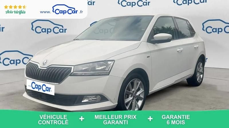 Blanc Utilisé 2019 Skoda Fabia Clever Citadine | 7 490 € (Super prix) - Image 1/4