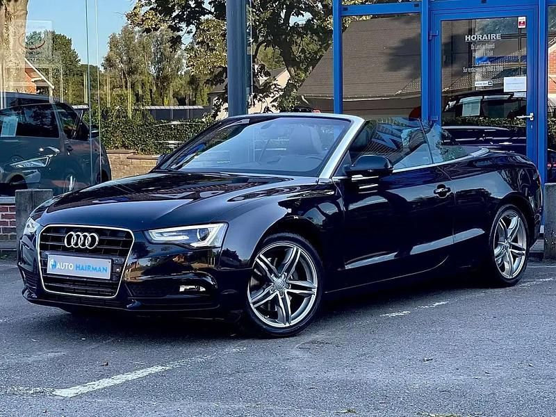 Noir Utilisé 2013 Audi A5 Cabriolet Sport Cabriolet | 16 950 € - Image 1/4