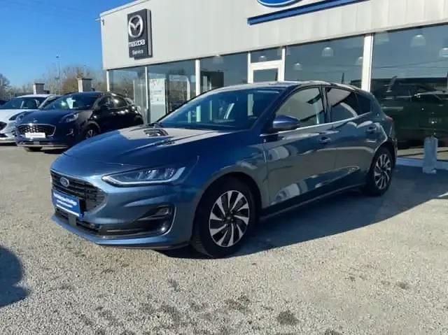 Bleu azur métallisé Occasion 2024 Ford Focus Business Edition Berline | 19 900 € (Super prix) - Image 1/4