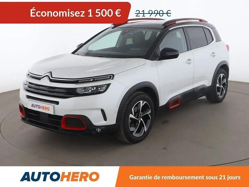 Blanc Utilisé 2019 Citroën C5 Aircross Shine SUV | 19 490 € (Prix juste) - Image 1/2