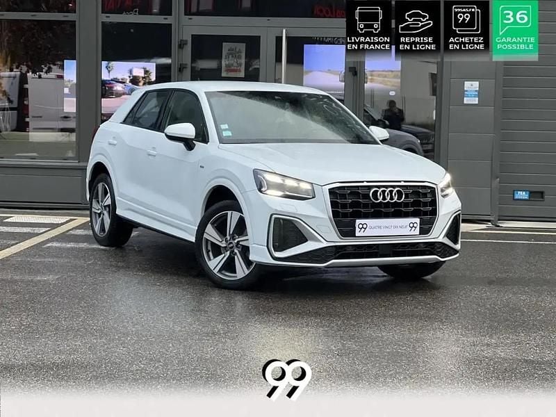 Blanc Occasion 2021 Audi Q2 S-Line SUV | 23 490 € (Super prix) - Image 1/4