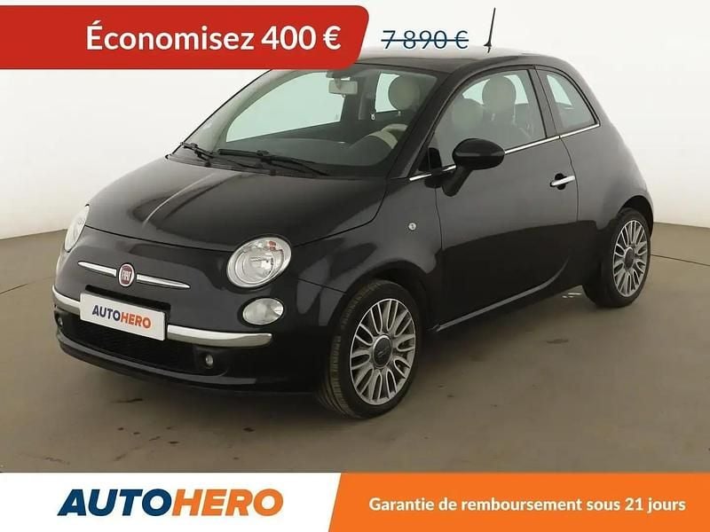 Noir Occasion 2015 Fiat 500 Club Citadine | 7 490 € (Super prix) - Image 1/2