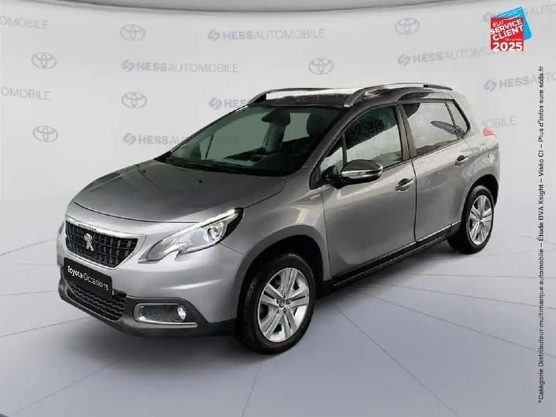 Gris Utilisé 2019 Peugeot 2008 Style SUV | 9 999 € (Super prix) - Image 1/4