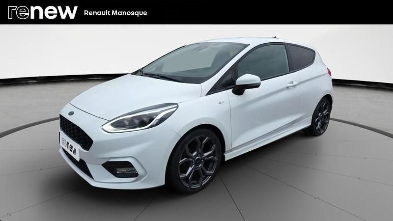 Blanc Utilisé 2019 Ford Fiesta ST-Line Citadine | 12 990 € (Prix juste) - Image 1/4