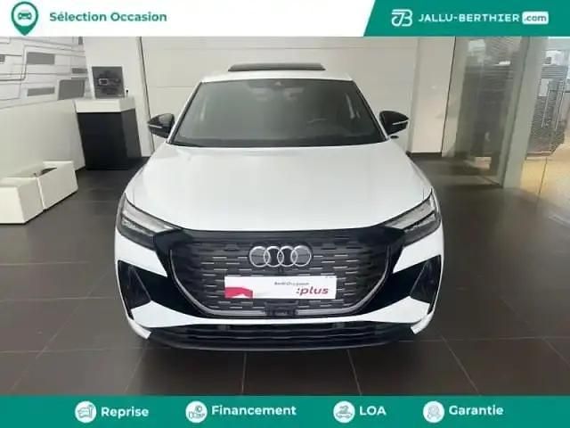 Occasion Audi Q4 Sportback e-tron S-Line 150 kW (204 ch) 2022 Blanc glacier métallisé SUV