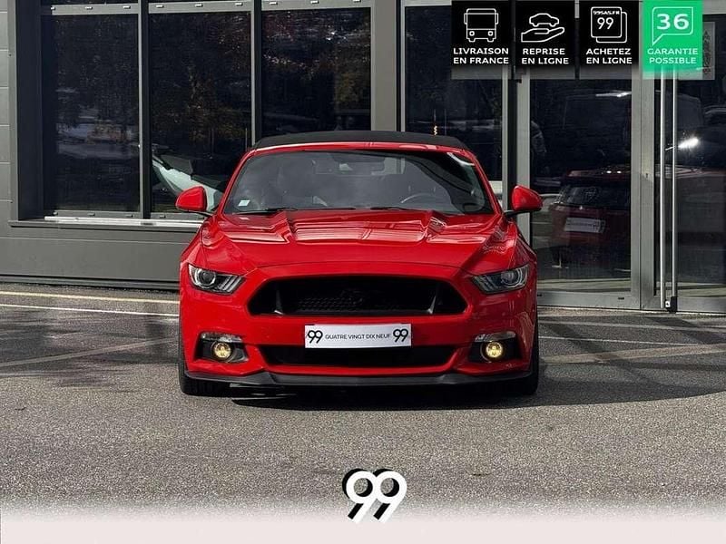 Occasion Ford Mustang GT 421 ch (309 kW) 2016 Rouge Cabriolet