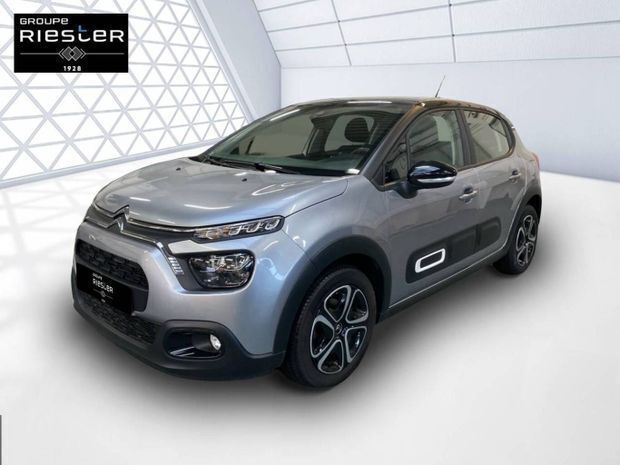 Gris Utilisé 2022 Citroën C3 Feel Citadine | 11 460 € (Prix juste) - Image 1/4