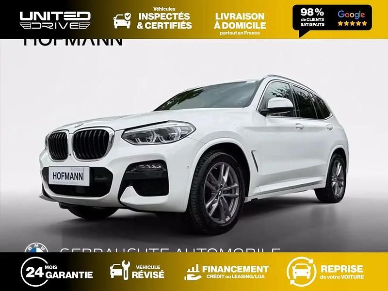 Blanc Utilisé 2020 BMW X3 M Sport SUV | 37 590 € (Prix juste) - Image 1/4