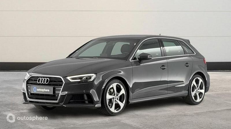 Gris Utilisé 2018 Audi A3 S-Line Berline | 19 699 € (Prix juste) - Image 1/4