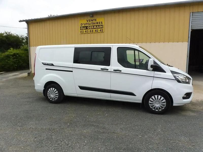 Blanc Occasion 2018 Ford Transit Custom Limited Van | 28 560 € - Image 1/4