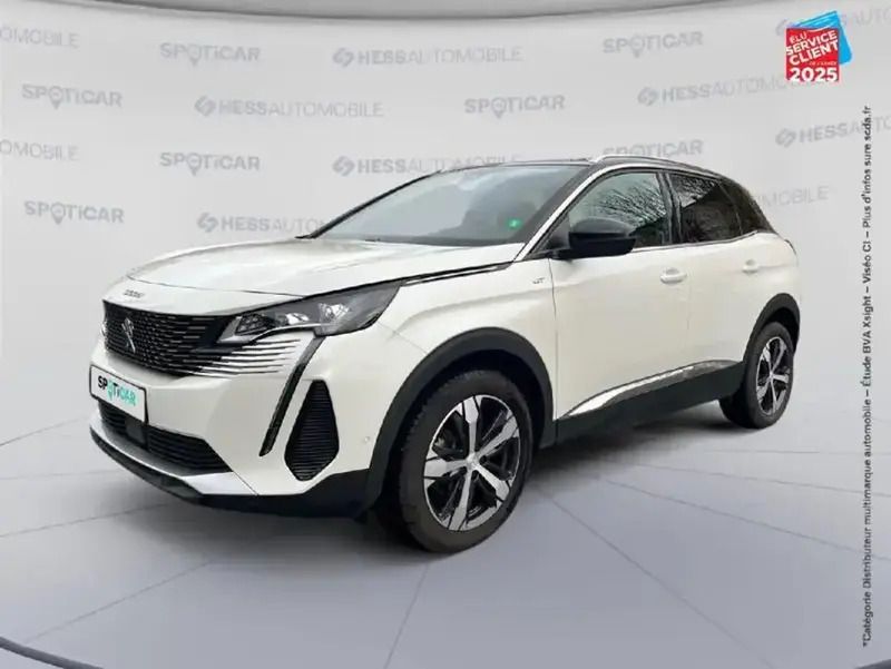 Blanc Utilisé 2021 Peugeot 3008 GT SUV | 18 999 € (Prix cher) - Image 1/4