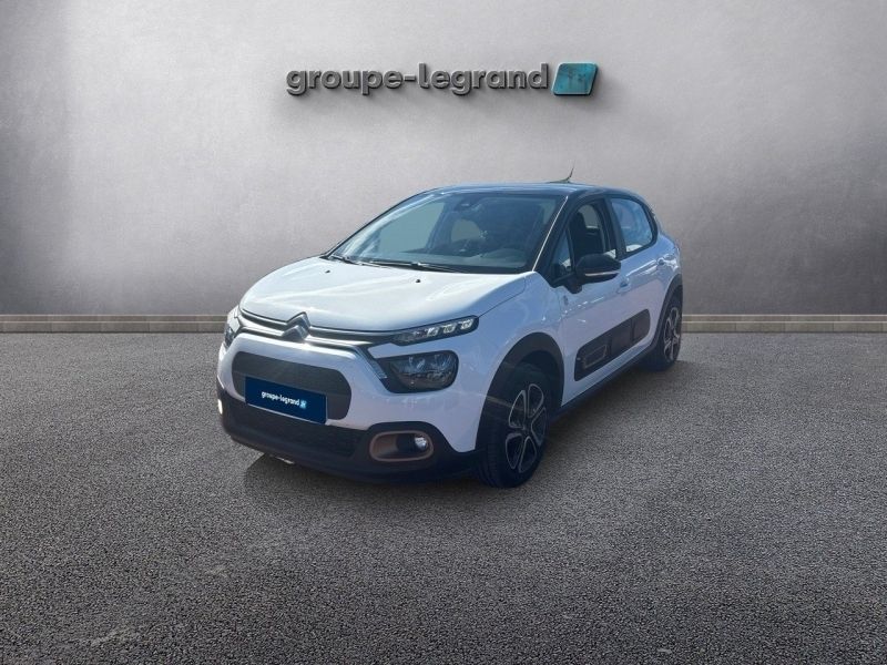 Noir Utilisé 2023 Citroën C3 PureTech Citadine | 13 580 € (Prix juste) - Image 1/4
