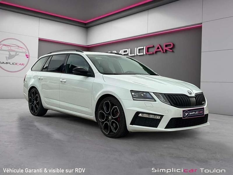 Occasion Skoda Octavia RS 184 ch (135 kW) 2019 Blanc Break