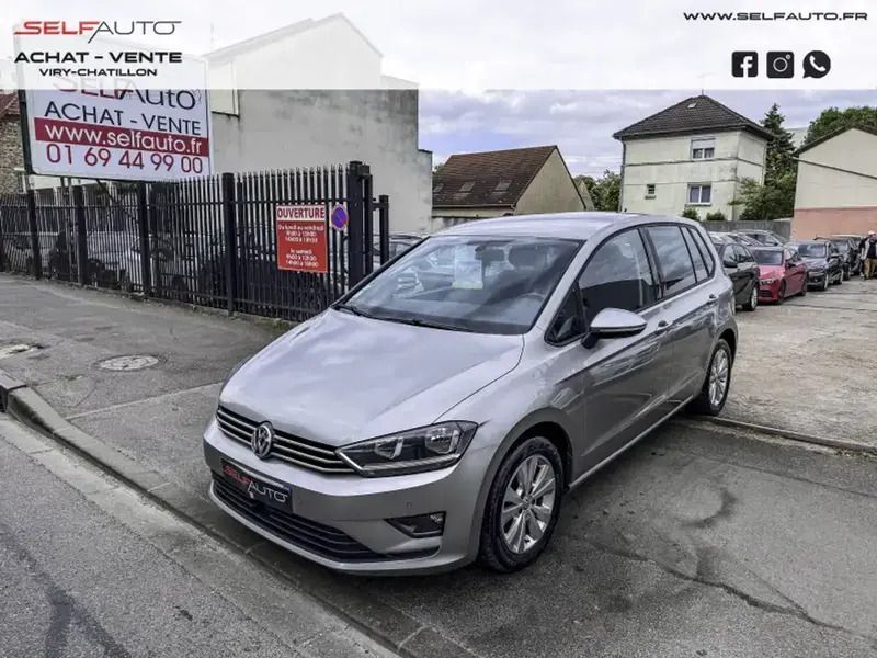 Gris Utilisé 2014 VW Golf Sportsvan Monospace | 8 990 € (Bon prix) - Image 1/4